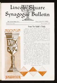 Lincoln Square Synagogue Bulletin