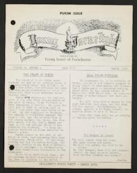The Young Israelight Vol. VI No. 4