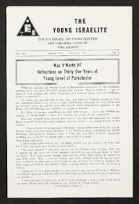 The Young Israelite Vol. 13 No. 6