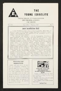 The Young Israelite Vol. 14 No. 10