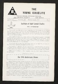The Young Israelite Vol. 16 No. 3