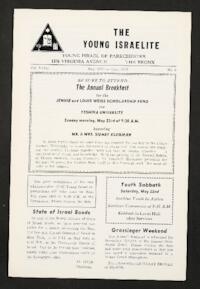 The Young Israelite Vol. 18 No. 9