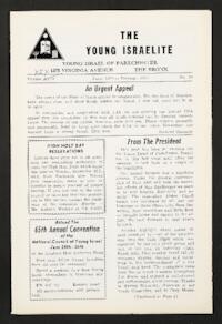The Young Israelite Vol. 19 No. 10