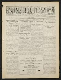 Institutional Vol. XXI No. 14