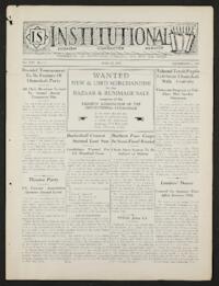 Institutional Vol. XXI No. 15