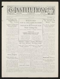 Institutional Vol. XXI No. 17