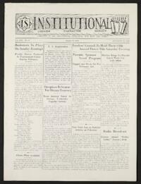Institutional Vol. XXI No. 23