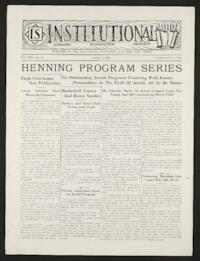 Institutional Vol. XXI No. 25