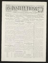 Institutional Vol. XXI No. 27