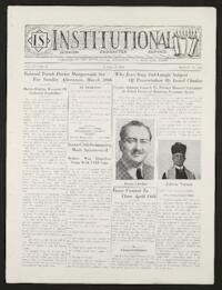 Institutional Vol. XXI No. 30