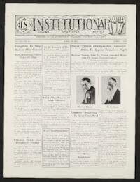 Institutional Vol. XXI No. 32