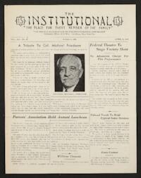 Institutional Vol. XXI No. 33