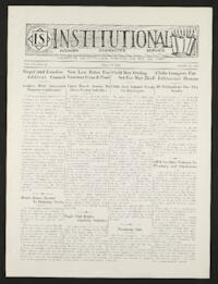 Institutional Vol. XXI No. 36