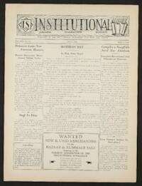 Institutional Vol. XXI No. 37