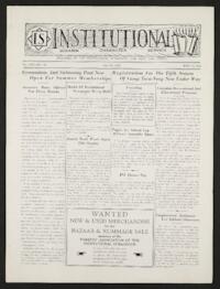Institutional Vol. XXI No. 38