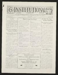 Institutional Vol. XXI No. 39