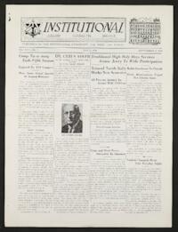 Institutional Vol. XXII No. 1