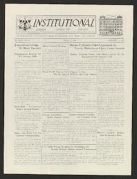 Institutional Vol. XXII No. 18