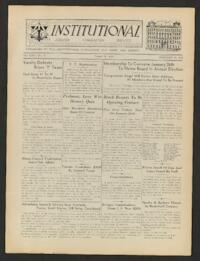 Institutional Vol. XXII No. 20