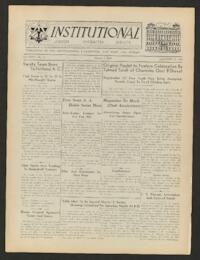Institutional Vol. XXII No. 21