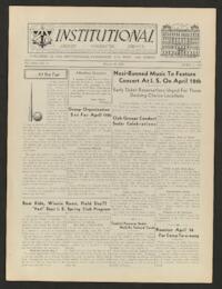 Institutional Vol. XXII No. 31