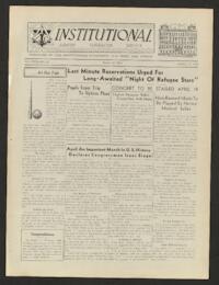 Institutional Vol. XXII No. 32