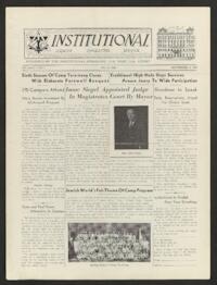 Institutional Vol. XXIII No. 1