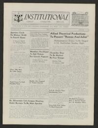 Institutional Vol. XXIII No. 20