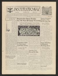 Institutional Vol. XXIII No. 37