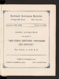 Kehilath Jeshurun Bulletin