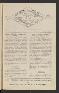 Kehilath Jeshurun Bulletin