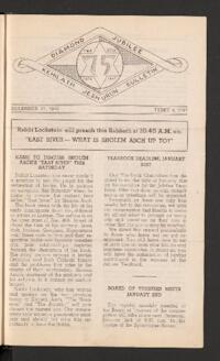 Kehilath Jeshurun Bulletin
