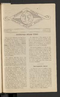 Kehilath Jeshurun Bulletin