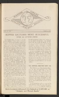 Kehilath Jeshurun Bulletin