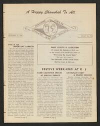Kehilath Jeshurun Bulletin