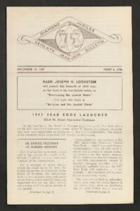 Kehilath Jeshurun Bulletin