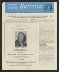 Kehilath Jeshurun Bulletin Vol. XVIII No. 10