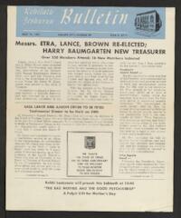 Kehilath Jeshurun Bulletin Vol. XVIII No. 34