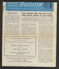 Kehilath Jeshurun Bulletin Vol. XIX No. 26