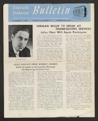 Kehilath Jeshurun Bulletin Vol. XX No. 10