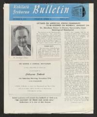 Kehilath Jeshurun Bulletin Vol. XX No. 16