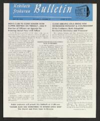 Kehilath Jeshurun Bulletin Vol. XX No. 35