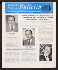 Kehilath Jeshurun Bulletin Vol. XXI No. 4