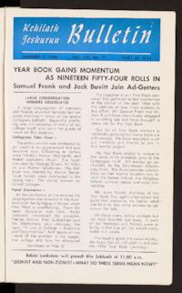 Kehilath Jeshurun Bulletin Vol. XXI No. 17