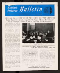 Kehilath Jeshurun Bulletin Vol. XXI No. 26