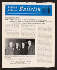 Kehilath Jeshurun Bulletin Vol. XXI No. 35