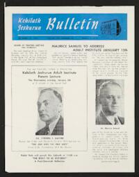 Kehilath Jeshurun Bulletin Vol. [XXII] No. 14