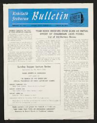 Kehilath Jeshurun Bulletin Vol. [XXII] No. 21