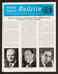 Kehilath Jeshurun Bulletin Vol. XXIII No. 6