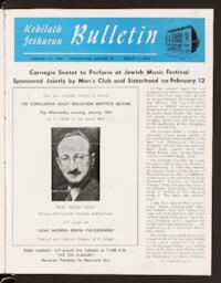 Kehilath Jeshurun Bulletin Vol. XXIII No. 20